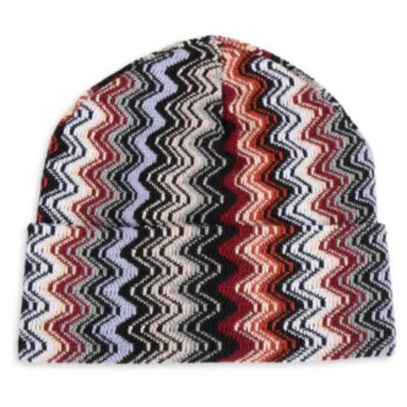$265 Authentic MISSONI New Authentic Multicolored Red Lavender  Hat Sale - Picture 3 of 16